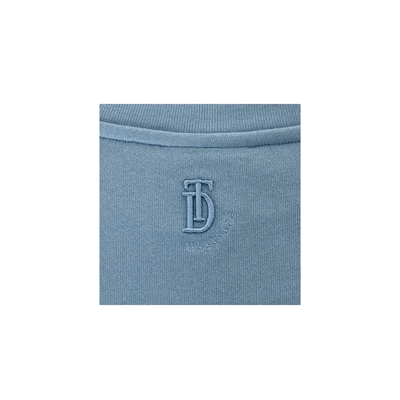 "Live Well" Sweatshirt - Dusty Blue - Image 6
